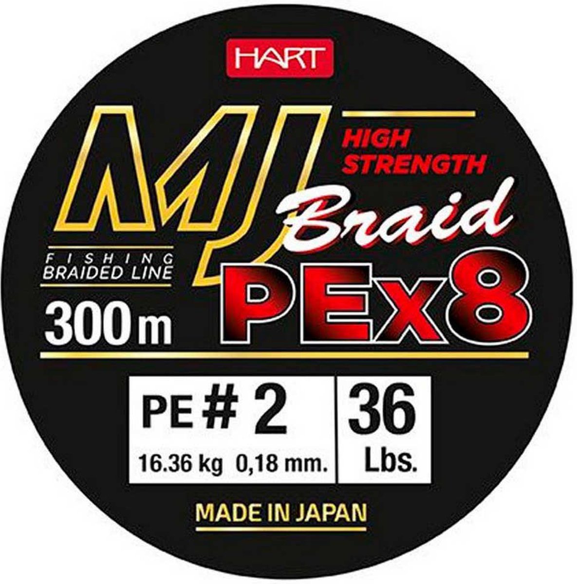 Hart Mj 300 M Gevlochten Groen 0.250 mm