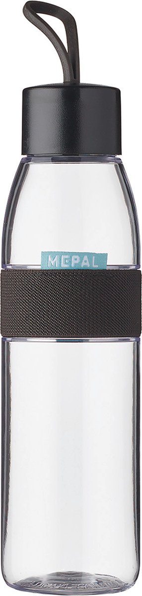 Mepal - Ellipse waterfles - 500 ml - Drinkfles - Lekvrij - Zwart