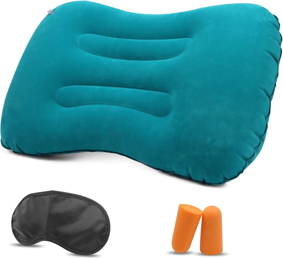 Opblaasbaar campingkussen, ultralicht, opblaasbaar kussen voor strand, comprimeerbaar, compact reiskussen, camping, hoofdkussen, opblaasbaar, strandkussen, hoofdkussen voor outdoor, wandelen