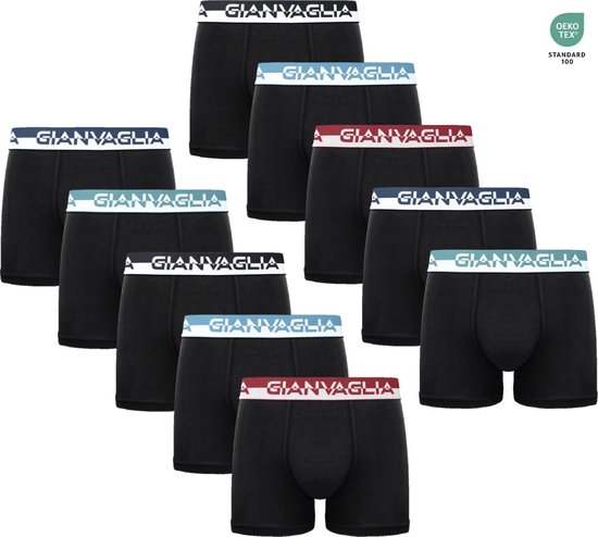 10 PACK Boxer Homme | Coton | Taille L | Multicolore | Impression | Sous-vêtements hommes | Sous-vêtements Homme Onder |