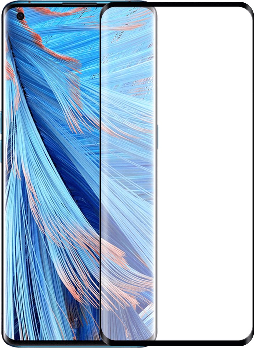 Full Cover Glass Screen Protector for OPPO Find X2 Neo _ Black