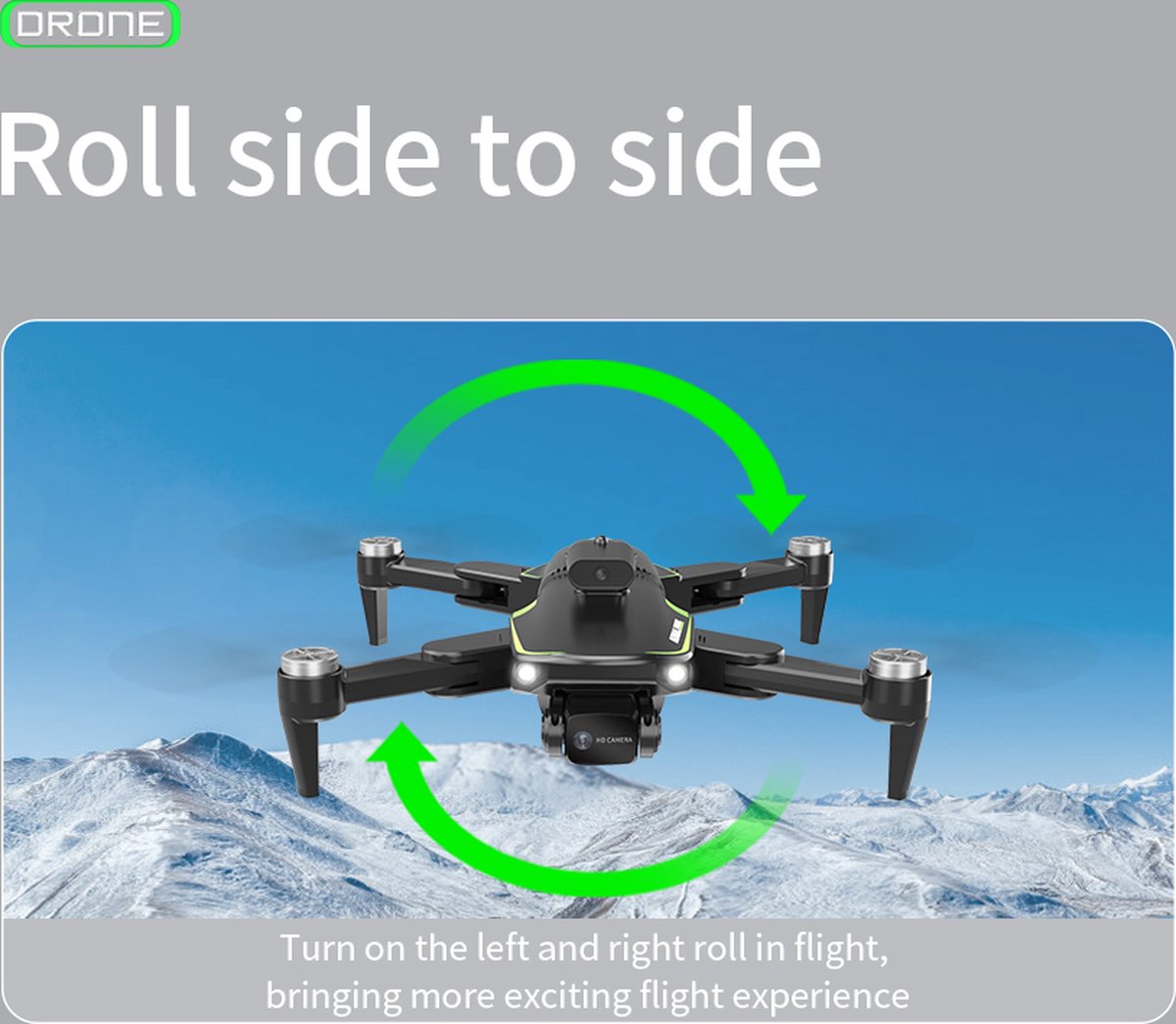 DRONE F166 avec double caméra - Drone avec caméra pour extérieur/intérieur  - Évitement... | bol