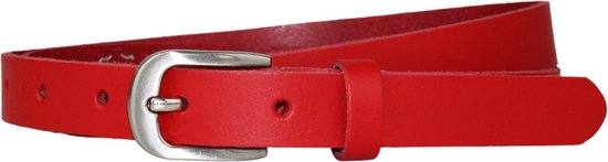 Smalle Riem Rood - Dames riem smal - Taillemaat 100 - Rode dames riem smal