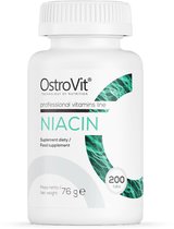 Mineralen - OstroVit Niacin 200 tabletten -