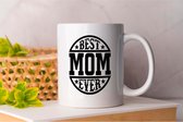 Mok Best Mom Ever - BestOfTheBest - Gift - Cadeau - TopNotch - Excellence - BestInClass - BesteVanHetBeste - Topklasse - Uitmuntendheid - BesteInZijnSoort
