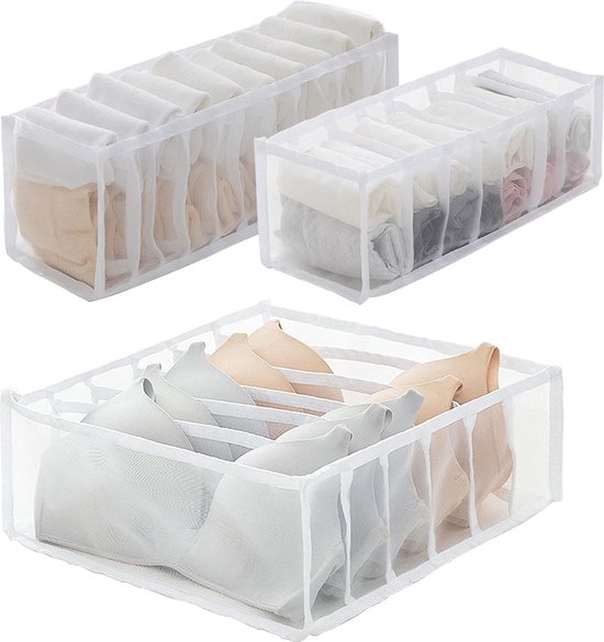 Underwear Organiser, Foldable Bra Organiser, Bra Storage Box