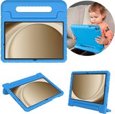 iMoshion Tablet Hoes Kinderen Geschikt voor Samsung Galaxy Tab A9 Plus - iMoshion Kidsproof Backcover met handvat - Blauw