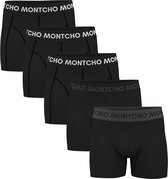 MONTCHO - Dazzle Series - Boxershort Heren - Onderbroeken heren - Boxershorts - Heren ondergoed - 5 Pack - Premium Mix Zwart - Heren - Maat L