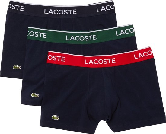 Lacoste Casual Short Boxers (3-pack) Caleçons Hommes - Taille XS