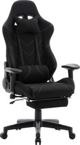 Rootz Gaming Chair - Computerstoel, Bureaustoel, Racestoel, Ergonomische Bureaustoel, Verstelbare Gamerstoel, Liggende PC-stoel - Zwart