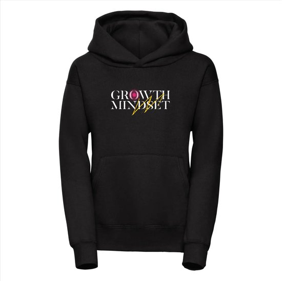 Hoodie - Sweater - Growth Mindset - Hoodie zwart