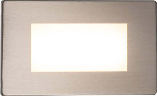 Dillon LED Inbouw RVS - 3 Watt 340 Lumen - 3000K warm wit - IP54