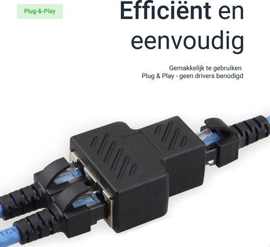Câble répartiteur Ethernet RJ45 1 à 4 ports pour connecteur de