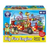 Orchard Toys - Big Fire Engine - Brandweer puzzel - 20 stukjes - vanaf 2 jaar