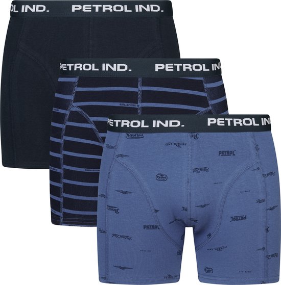 Petrol Industries - Heren 3-pack Boxershorts Kansas