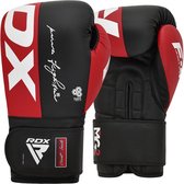 RDX Sports Rex F4 Bokshandschoenen - Boxing Gloves - Sparring - Vechtsporthandschoenen - Boksen - Rood - 10 oz