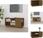 vidaXL TV-meubel - Hout - 80 x 35 x 40.5 cm - Honingbruin - Kast