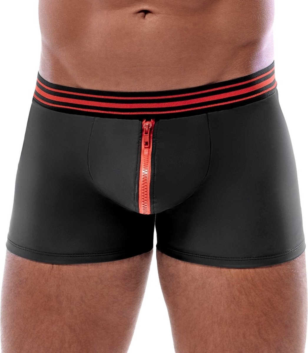 Opvallende Short met Rode Rits Maat XL