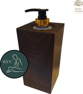 Chauffe-huile de Massage carré aspect bois - Relax Master® - Appareil de Massage électrique professionnel - Chauffe-huile - Salons de massage - Guasha - Wellness - Spa