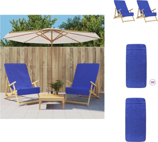 vidaXL Strandhanddoeken - 60 x 135 cm - zacht en comfortabel - Strandlaken