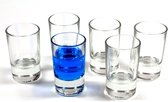 Straight Shot Glasses Set of 6 - 4cl (40ml) - Modern Glass Shot Glasses - Perfect for Party, Vodka, Schnapps