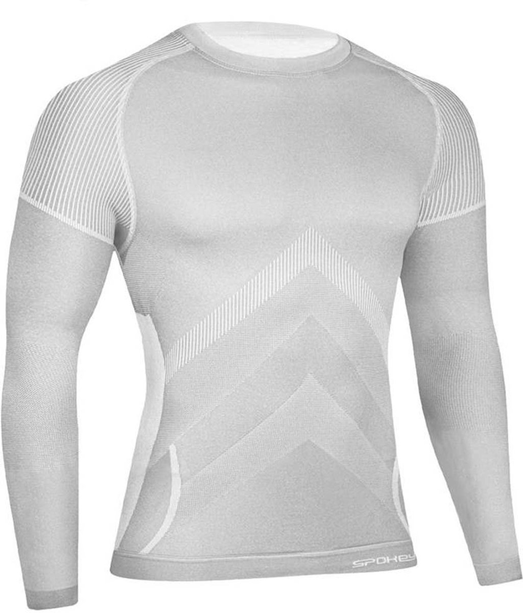 Spokey Dry Hi Pro Lange Mouwen Basislaag Grijs 2XL Man