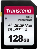 Transcend TS64GSDC340S SDXC-kaart 128 GB A1 Application Performance Class, A2 Application Performance Class, v30 Video