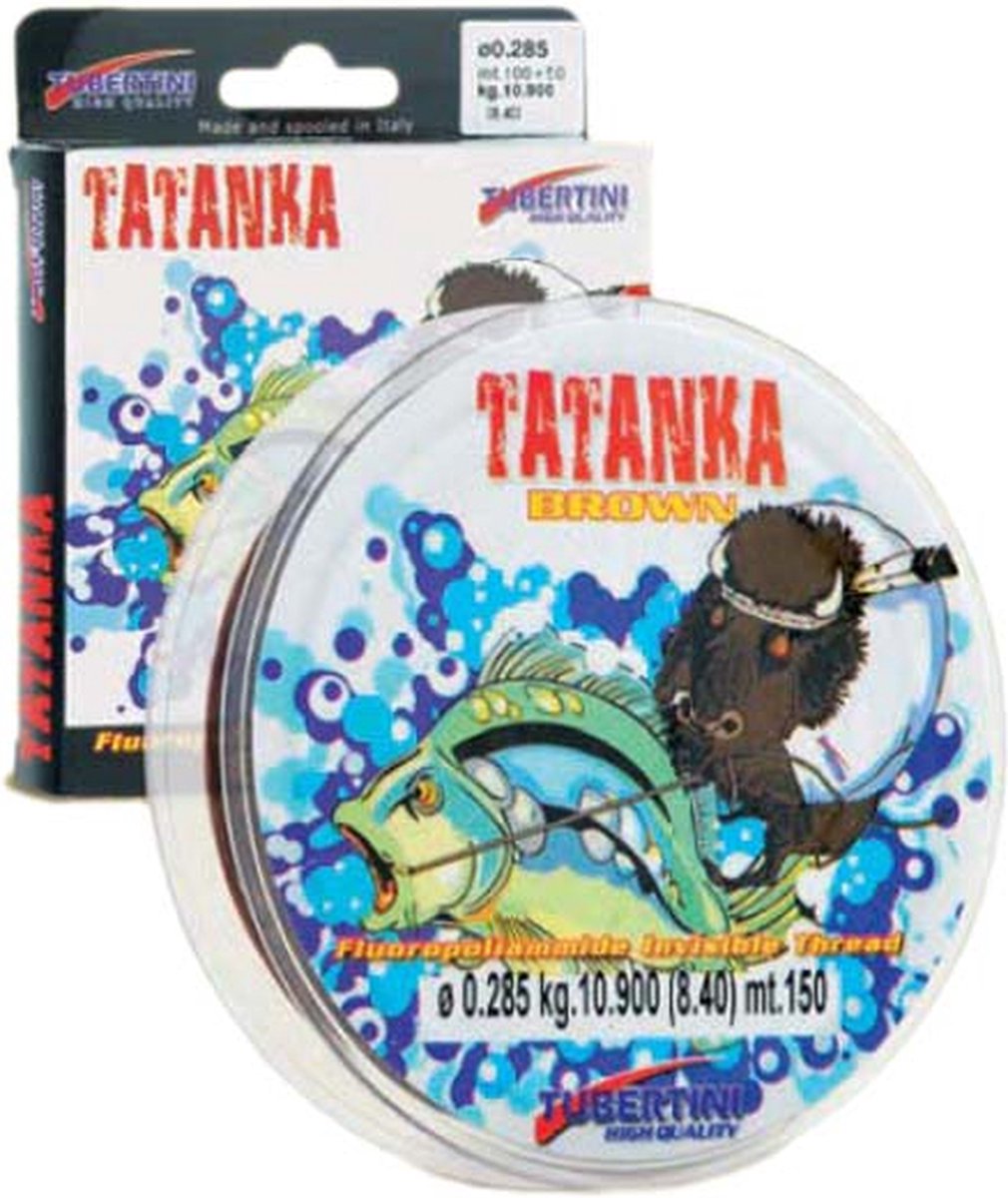 Tubertini Tatanka Flurocarbon 150 M Bruin 0.285 mm