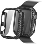 Carbon watch case - hoesje - geschikt voor Apple Watch Series 7/8/9 - 41 mm