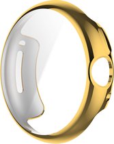 Watch case screenprotector - hoesje - geschikt voor Google Pixel Watch 2 - goud