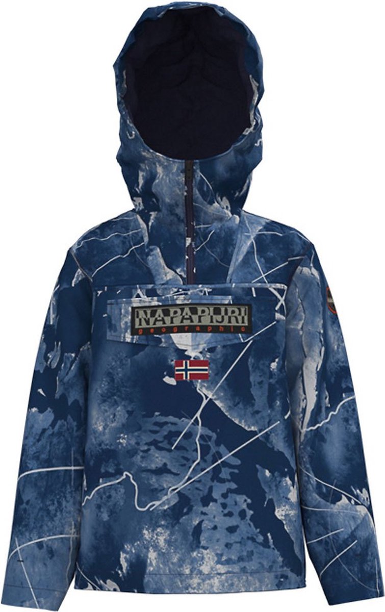 Napapijri Rainforest Aop 3 Jasje Blauw 14 Years Jongen