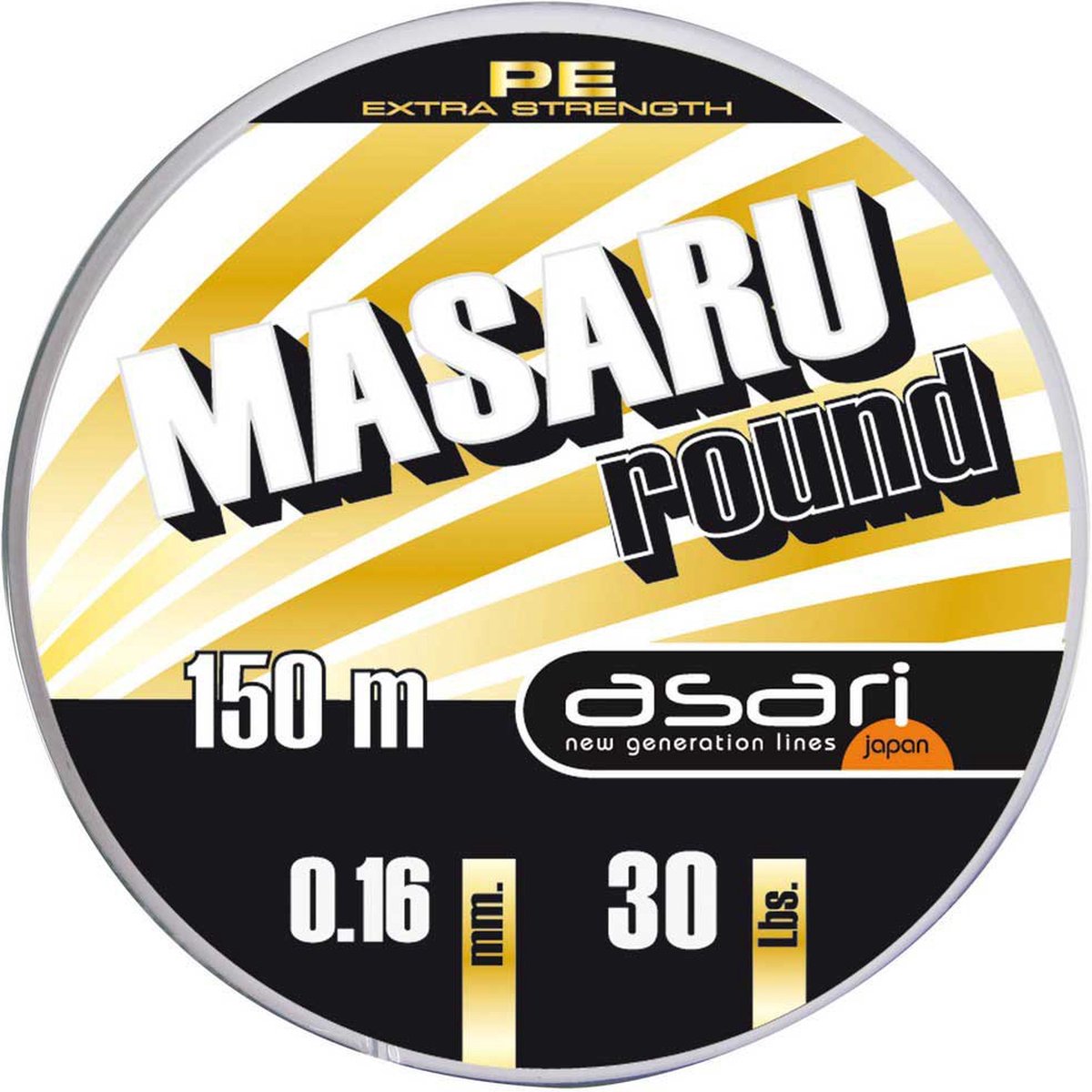 Asari Masaru Jerk Gevlochten Vislijn 150 M Zwart 0.140 mm