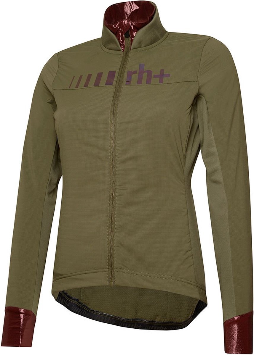 Rh+ Logo Alpha Padded Jas Groen L Vrouw