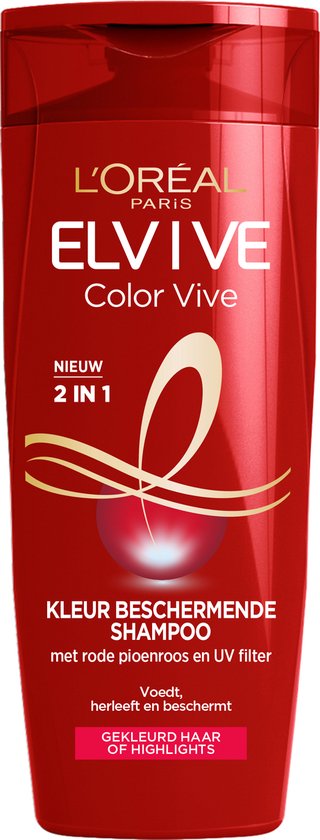 L'Oréal Paris Elvive Color Vive 2-in-1 Kleurbeschermende Shampoo & Conditioner - Gekleurd Haar - 250ml