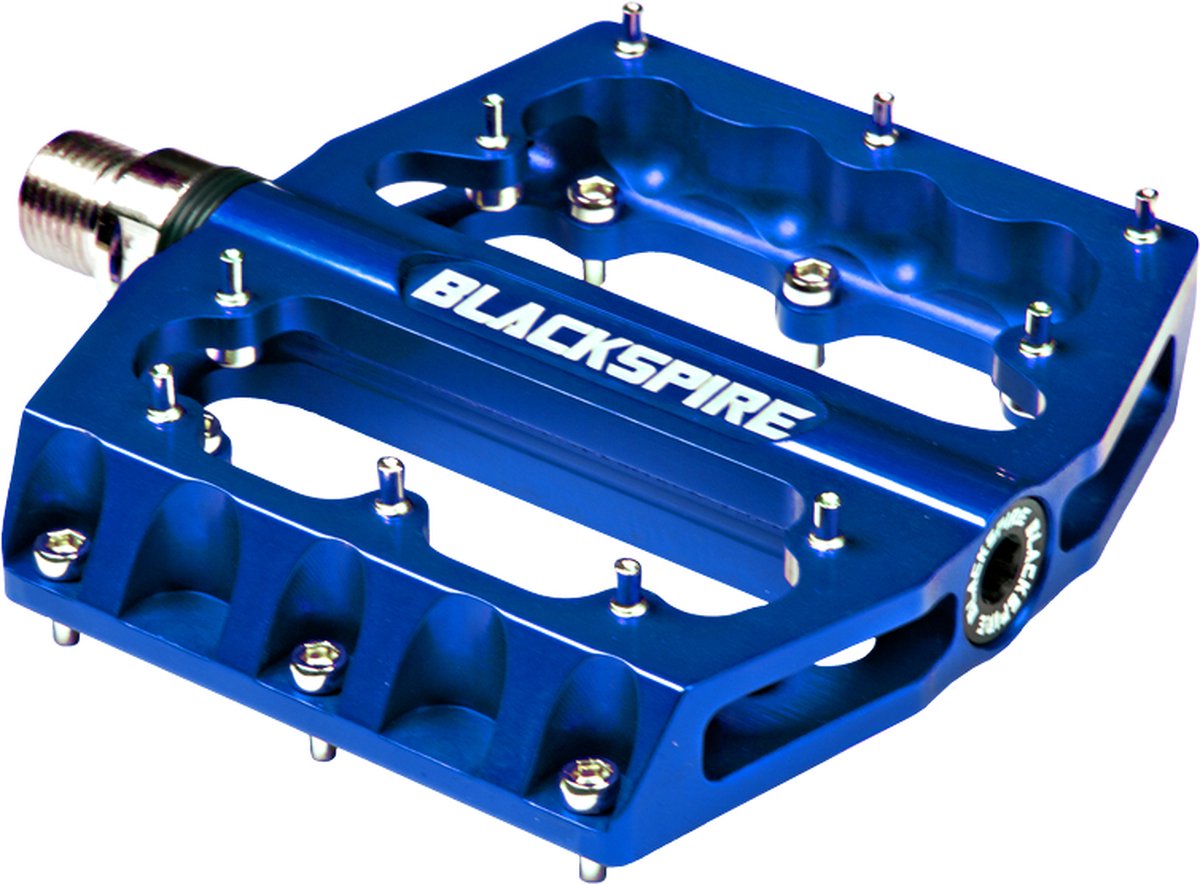 Blackspire - Sub 420 CNC Pedalen Blackspire inclusief gemonteerde vervangbare pennen Blauw