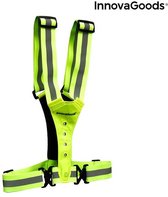 Sports LED Reflective Running Vest - Running - Jaune réfléchissant - Taille unique - Lumières