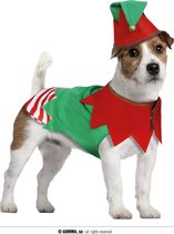 Fiestas Guirca - Kostuum kerstelf voor honden - Maat M