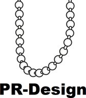 PR-Design, M1 - Raamdecoratie - Metaal ketting - per meter - eindeloos - rolgordijn - vouwgordijn - plisse - jaloezie - lamelrail