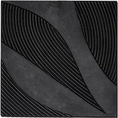 Furnilux-Wanddeco Tazi klein zwart - 45 x 45 x 3 cm