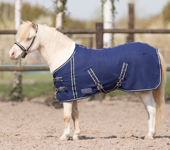 Qhp Zweetdeken Qhp Falabella Donkerblauw