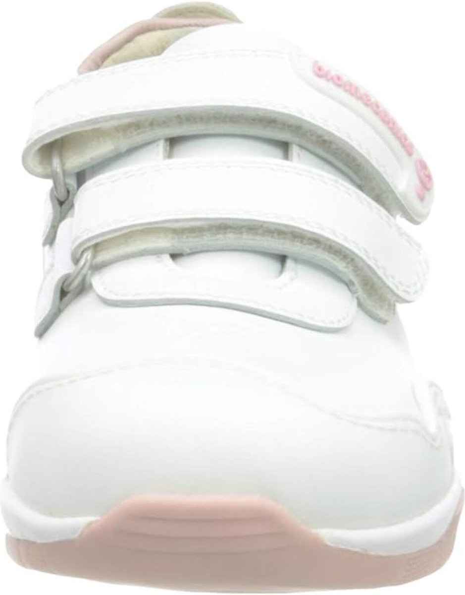 Biomecanics Sneaker - Leer, Wit en Roze, Maat 31 EU, 12,5 UK