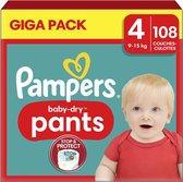 Pampers Baby Dry Pants - Maat 4 - 108 Luierbroekjes