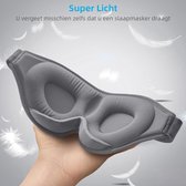 Innovatief Slaapmasker voor Mannen en Vrouwen, 100% Lichtblokkerend Ontwerp Oogmasker om te Slapen, een Dutje te Doen, Mediteren, Reizen（Grijs）
