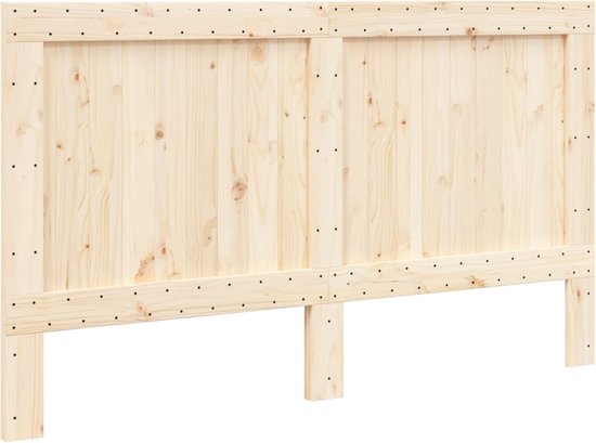 vidaXL - Hoofdbord - 180x104 - cm - massief - grenenhout