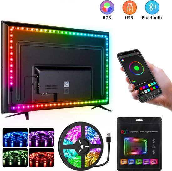 Bande Lumineuse LED WiZ Smart Flex – 5m – 16 Millions De Couleurs – Connectée – Neuve