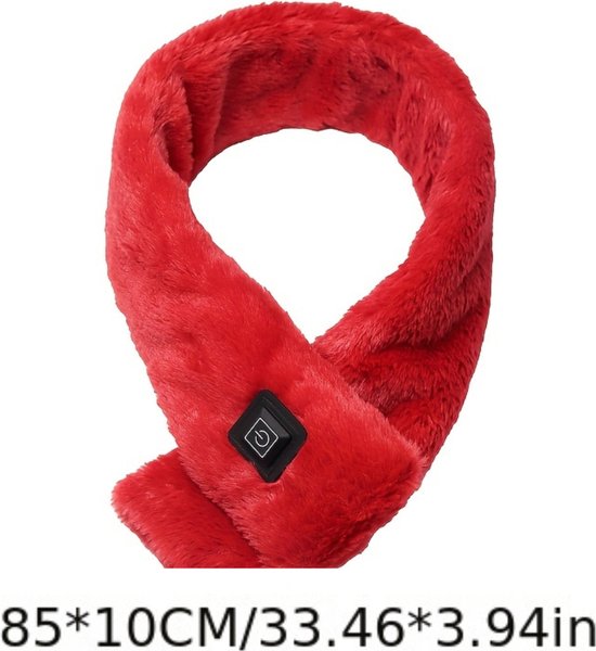 Écharpe chauffante - Hiver - Écharpe électrique rechargeable - USB - Femme & Homme - Oranje