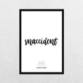 Poster A3 | SNACCIDENT