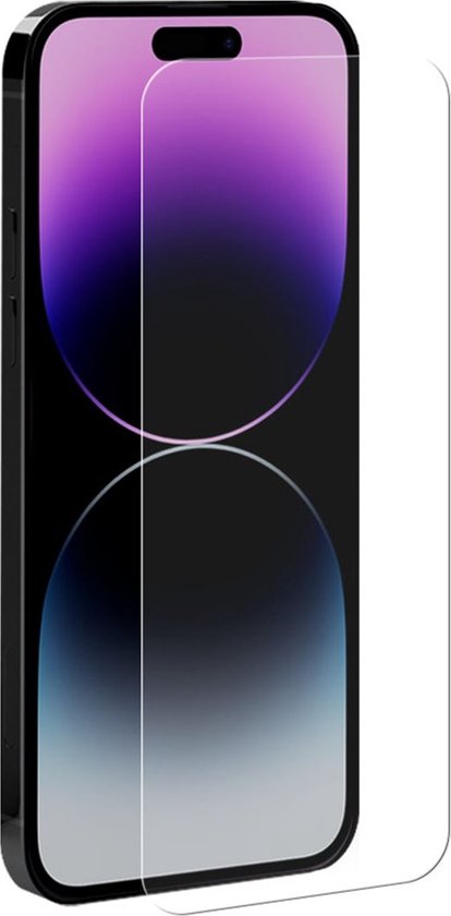 Eiger Mountain Glass Screen Protector Geschikt voor iPhone 15 / 15 Pro | 9H Tempered Glass | Case Friendly | Ultra Dun | Glasplaatje