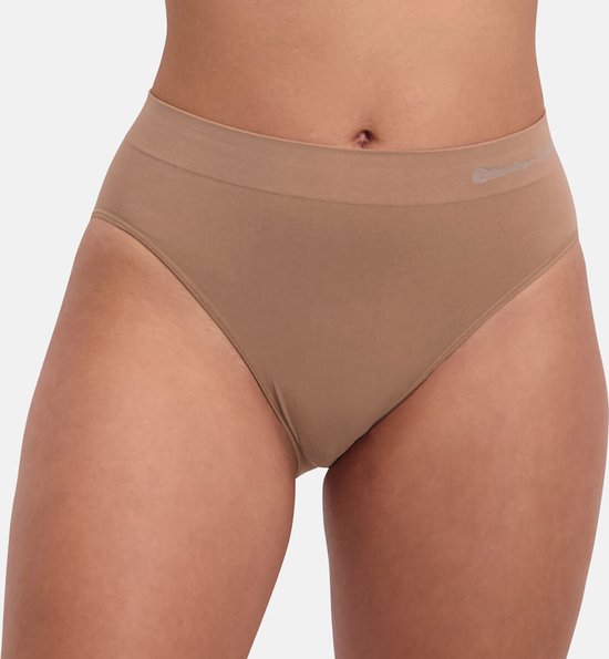 Bamboo Basics - Culottes intégrales sans couture Belle (pack de 3) Femme - Tan - S