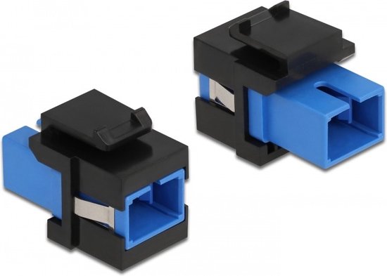 Keystone Module SC Simplex Vrouw naar Sc simplex vrouwelijk blauw / zwart